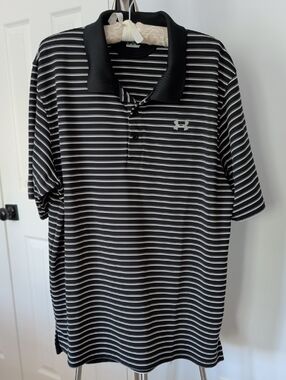 Under Armour Striped Golf Shirt